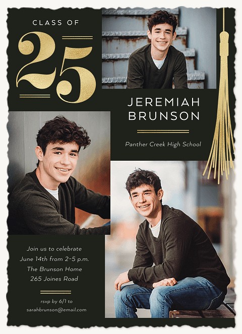Fine Tassel  Graduation Cards