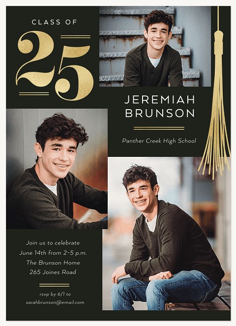 Fine Tassel  Graduation Cards