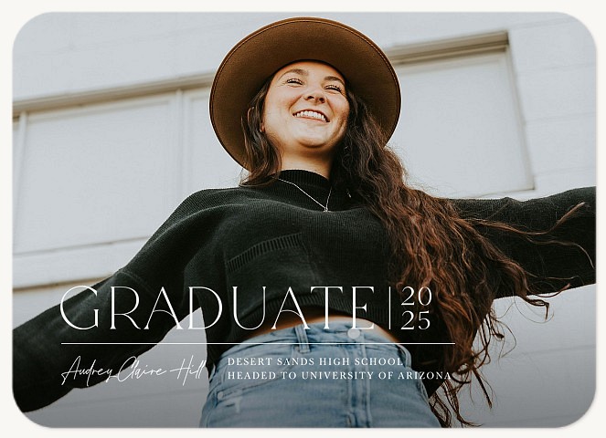 Corner Lines Graduation Cards