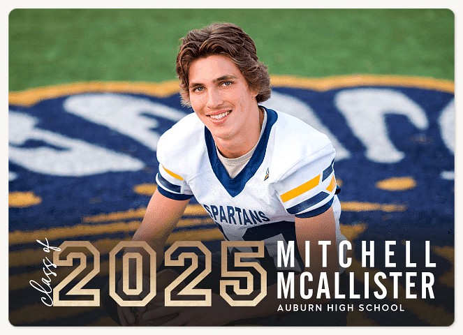 Collegiate Overlay Graduation Cards