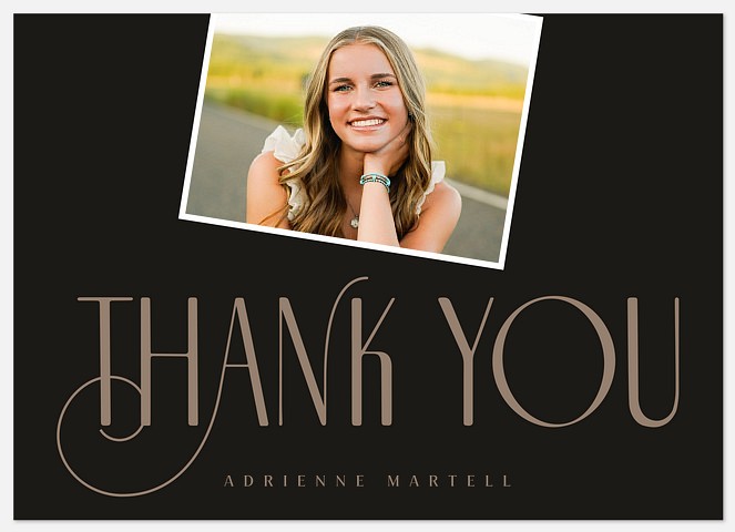 Fancy Flourish Thank You Cards 