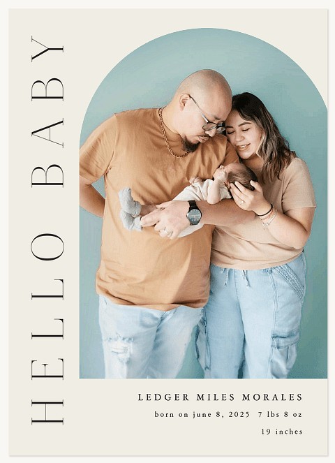 Hello Baby Baby Announcements