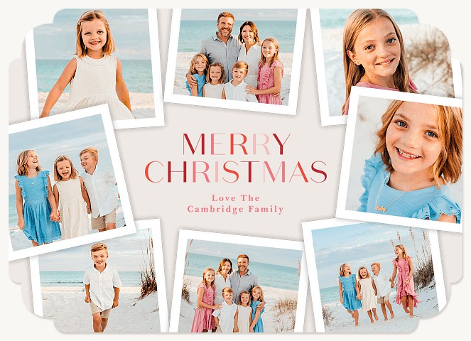 Peaceful Array Personalized Holiday Cards
