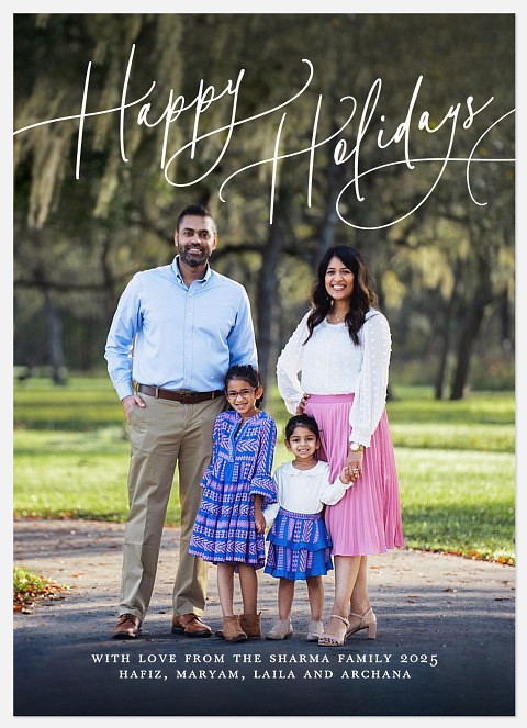 Nostalgia Holiday Photo Cards