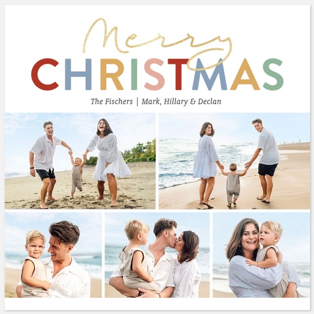 Purely Bright Holiday Photo Cards