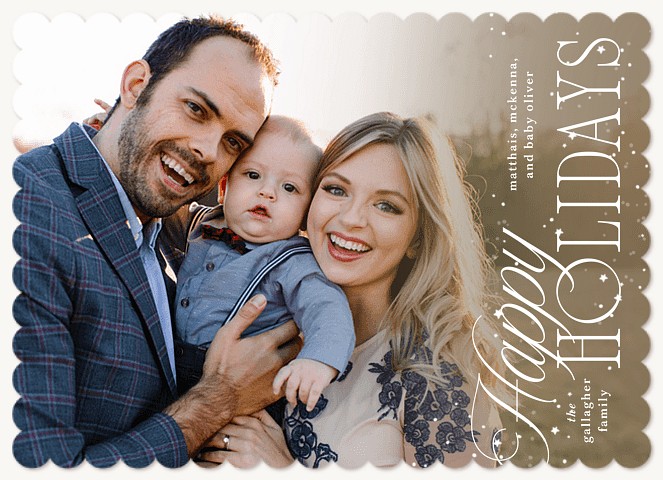 Snowfall Personalized Holiday Cards