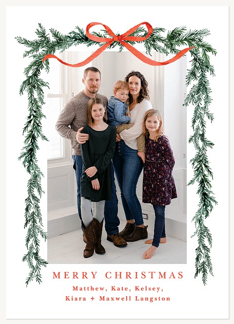 Pine & Bow Personalized Holiday Cards