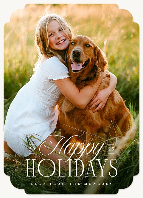 Graceful Tidings Personalized Holiday Cards