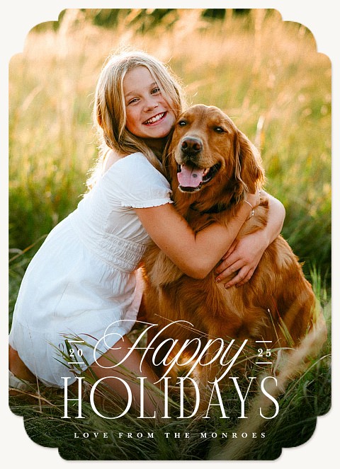 Graceful Tidings Personalized Holiday Cards