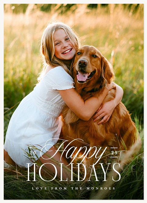 Graceful Tidings Personalized Holiday Cards