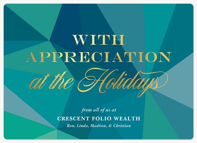 Stained Glass Holiday & Christmas Magnet Cards