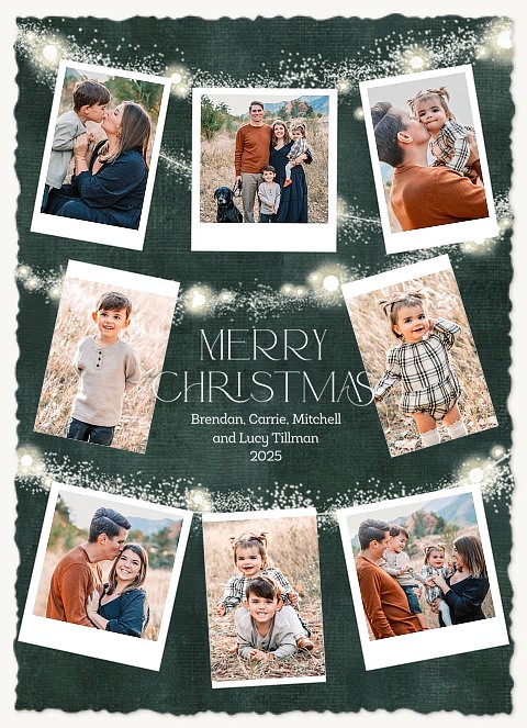 Hanging Memories Personalized Holiday Cards