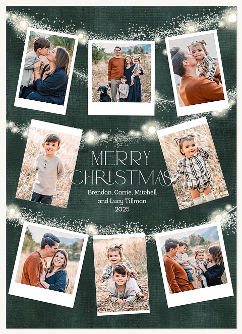 Hanging Memories Personalized Holiday Cards