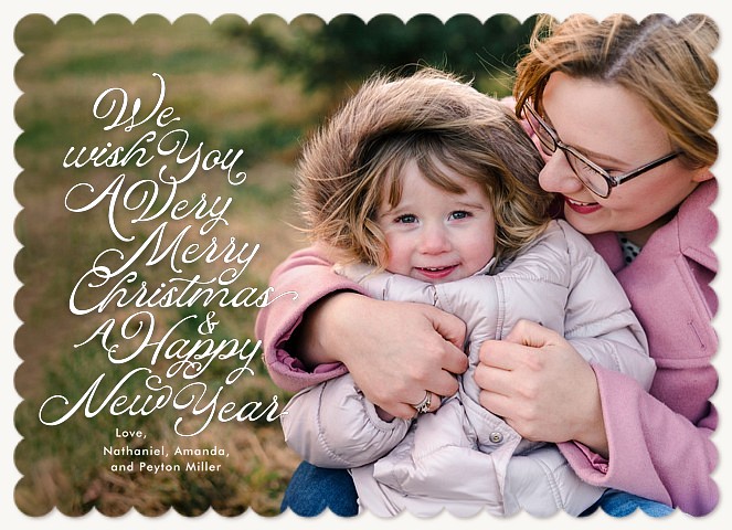 Almost A Tree Personalized Holiday Cards