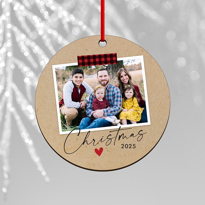 Holiday Snapshot Custom Ornaments