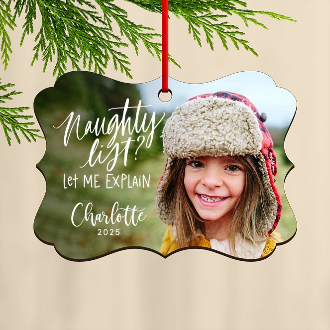 Let Me Explain Custom Ornaments