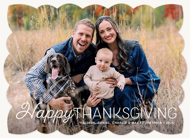 Grateful Greeting Thanksgiving Cards