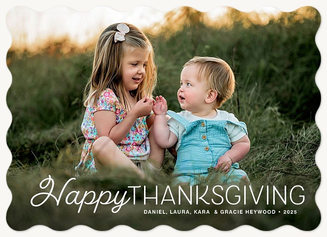 Grateful Greeting Thanksgiving Cards