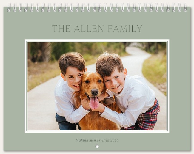 Evergreen Frame Calendar Personalized Photo Calendars