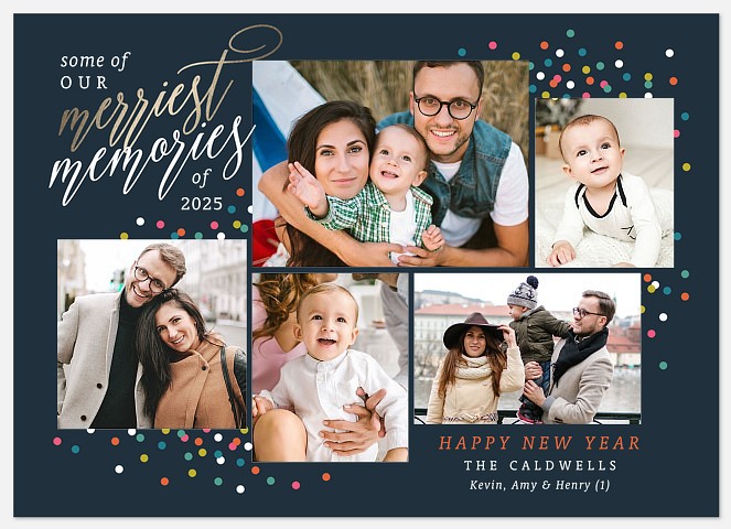 Merriest Memories Card Holiday Photo Cards