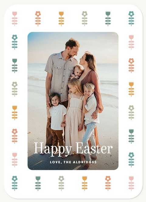 Springtime Border Easter Cards