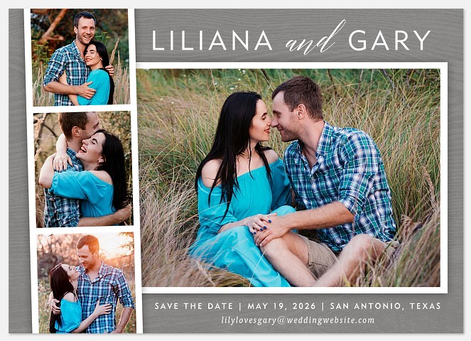 Photobooth Charm  Save the Date Photo Cards