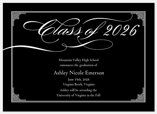 Class Perfection Graduation Cards