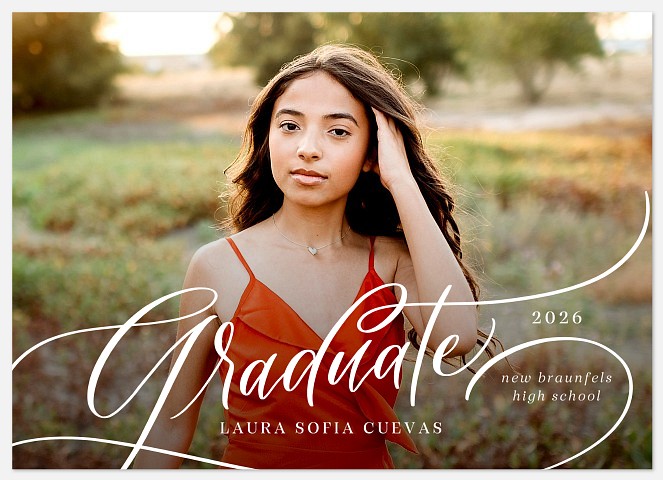 Exquisite Lettering Graduation Cards