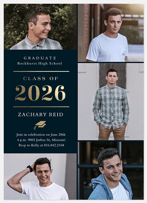 Refined Year Graduation Cards