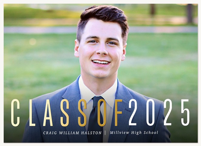 Collegiate Class Graduation Announcements
