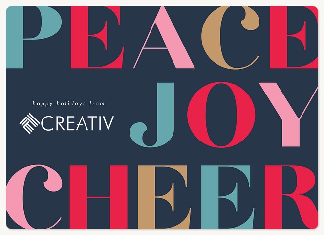 Sugarplum Cheer Holiday & Christmas Magnet Cards