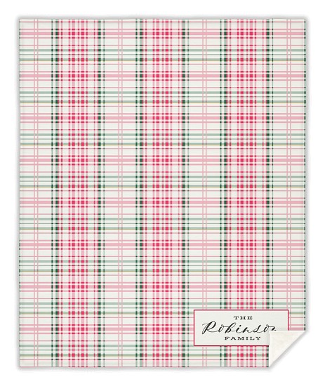 Classic Plaid  Custom Blankets