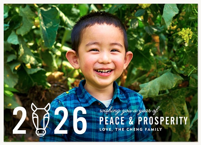 Peace & Prosperity Chinese New Year Cards