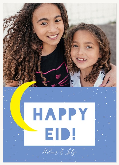 Modern Moon Eid Cards