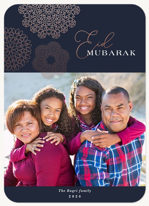 Gilded Lace Eid Cards