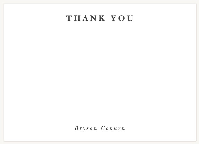 Simple Thanks Thank You Cards 