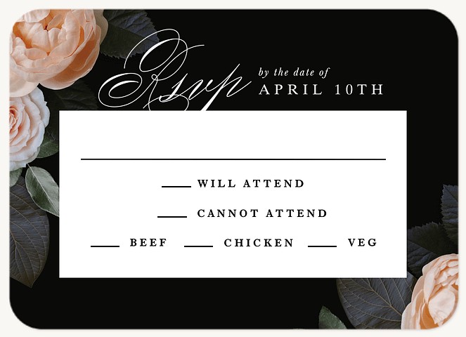 Studio Floral Wedding RSVP Cards