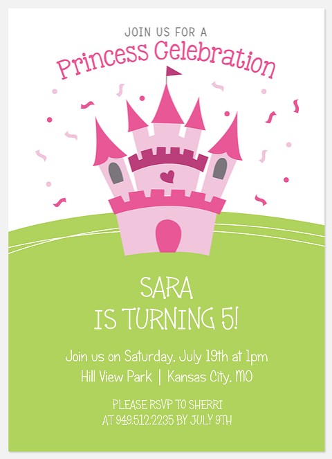 Royal Treatment Kids' Birthday Invitations