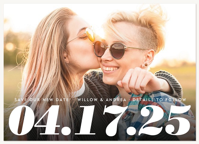 Bold Date Change the Date Cards