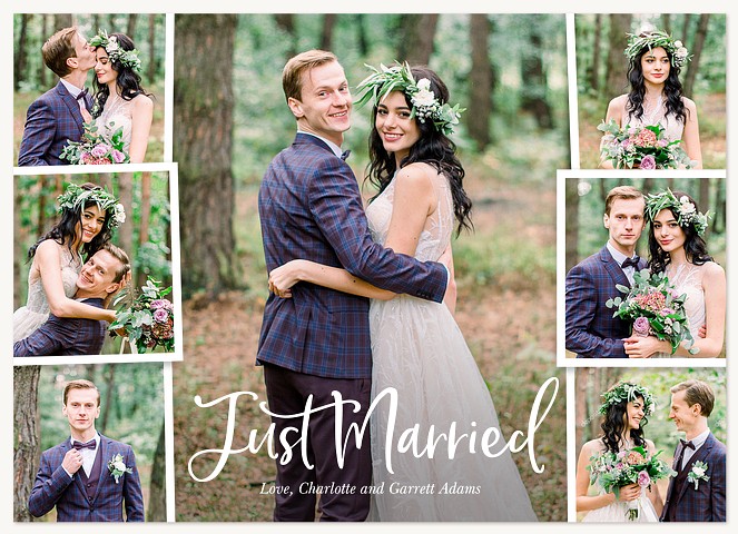 Favorite Snapshots Wedding Announcements