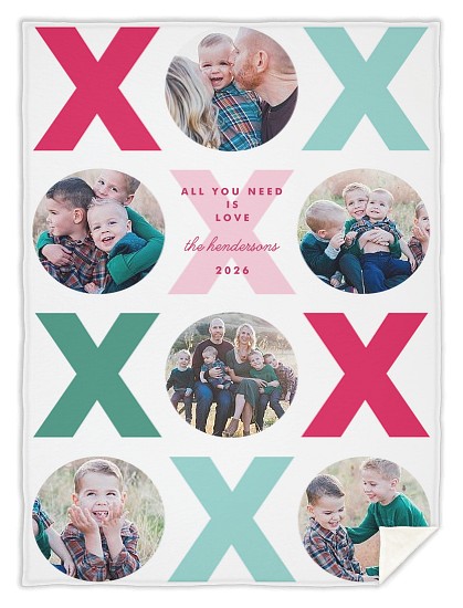 Hugs & Kisses Custom Blankets