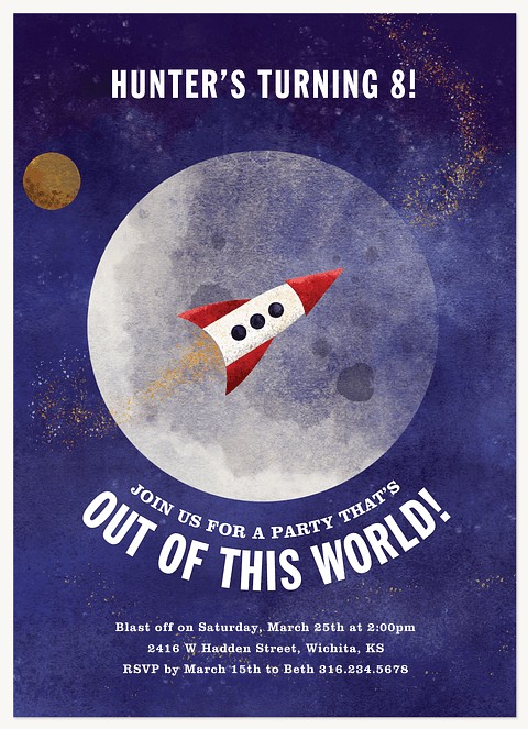 Birthday Blast Kids Birthday Invitations