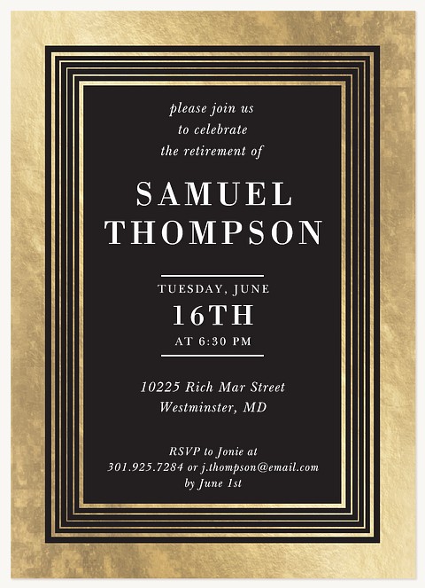 Archival Party Invitations