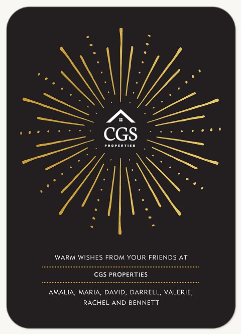 Starburst Business Holiday Cards