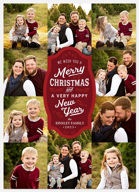 Christmases Past Holiday Photo Cards