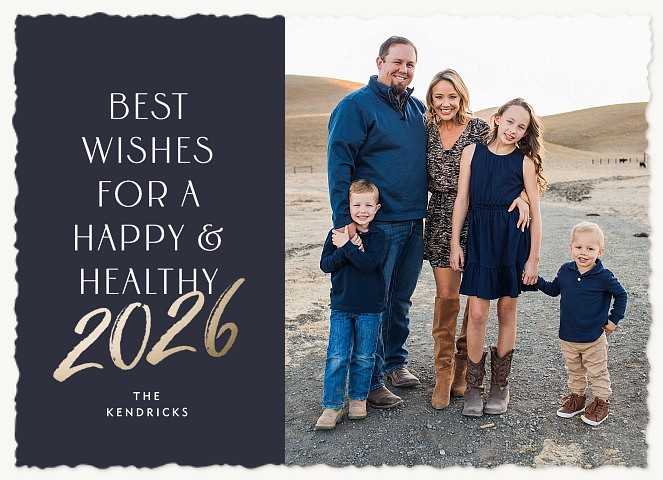 A Healthy Year Photo Holiday Cards