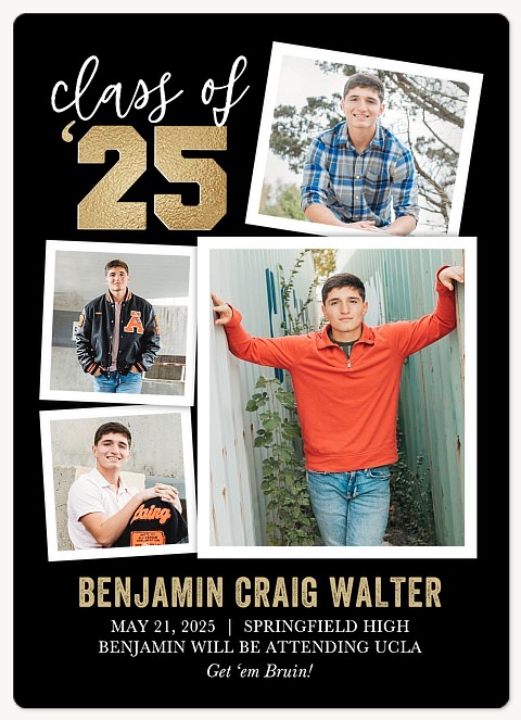 Varsity Snapshots Graduation Cards