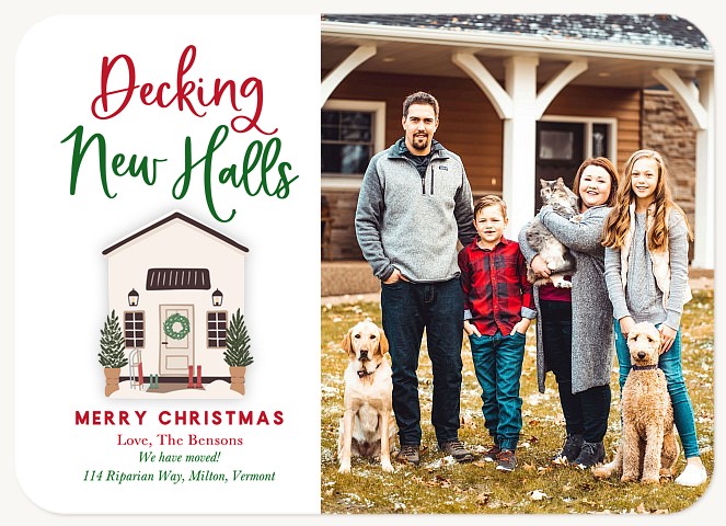 Christmas Move Personalized Holiday Cards