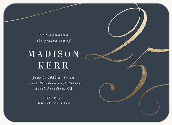 With Flourish Graduation Cards