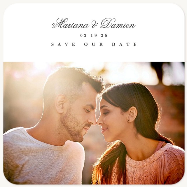 Traditional Band Save the Date Cards